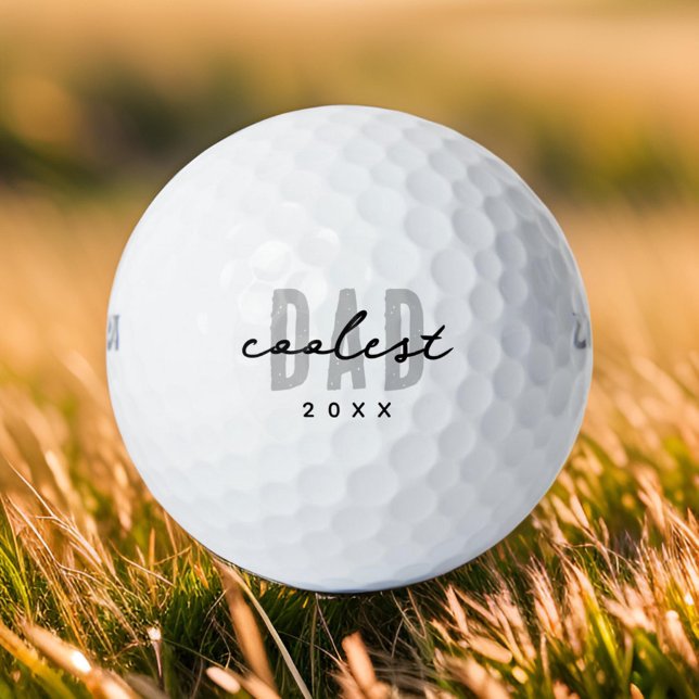 Coolster Vater seit 20XX Moderne, einfache Preppy Golfball (Von Creator hochgeladen)