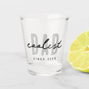 Coolster Vater seit 20XX Moderne, einfache Preppy Schnapsglas