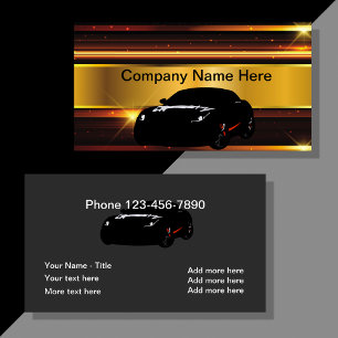 Coolstes Automotive-Thema Visitenkarte