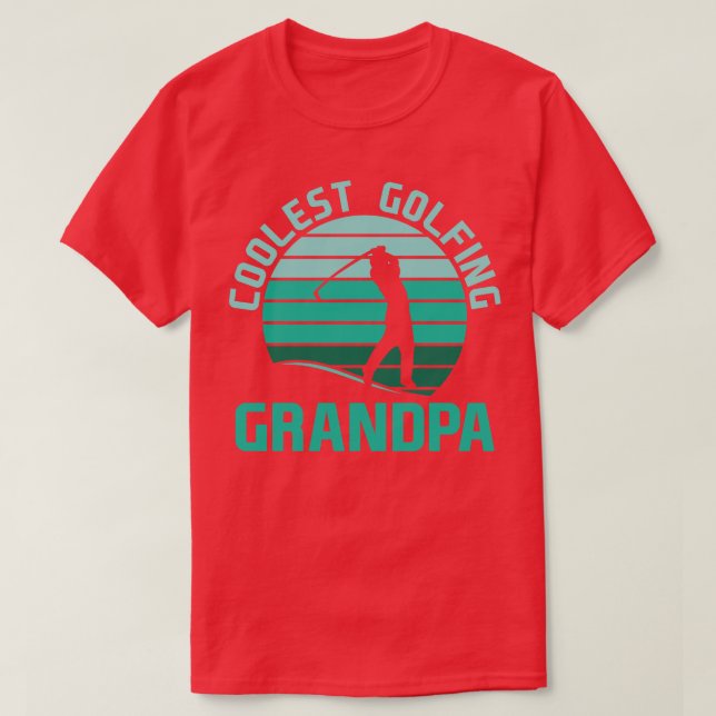 Coolstes Golfspiel Opa Pro Sportgeschenk T-Shirt (Design vorne)