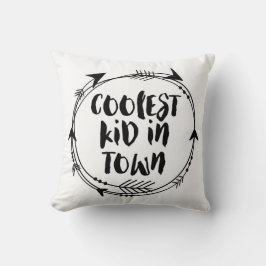 Coolstes Kind im Stadtschwarzweiss-Kissen Kissen