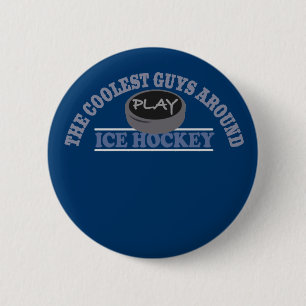 Coolstes Typ-Spiel-Eis-Hockey Button