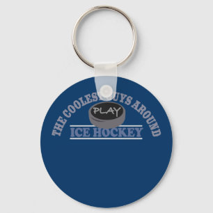 Coolstes Typ-Spiel-Eis-Hockey Schlüsselanhänger