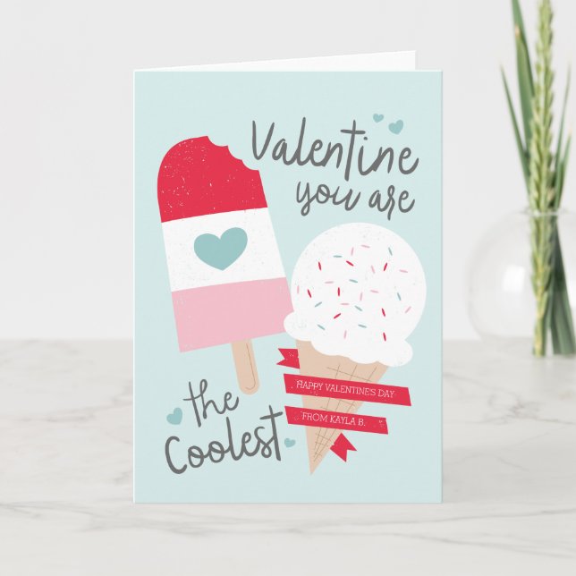 Coolstes Valentine Feiertagskarte (Vorderseite)