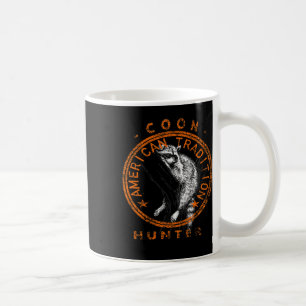 Coon Hunter American Patriotic Raccoon Jagd Tri Kaffeetasse