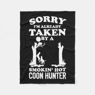 Coon Jagd Coonhounds Coon Jäger Fleecedecke