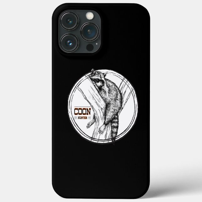 Coon Jagen Night Life Raccoon Jäger Case-Mate iPhone Hülle (Rückseite)
