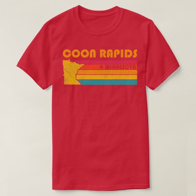 Coon Rapids Minnesota Vintag Distressed Souvenir T-Shirt (Design vorne)