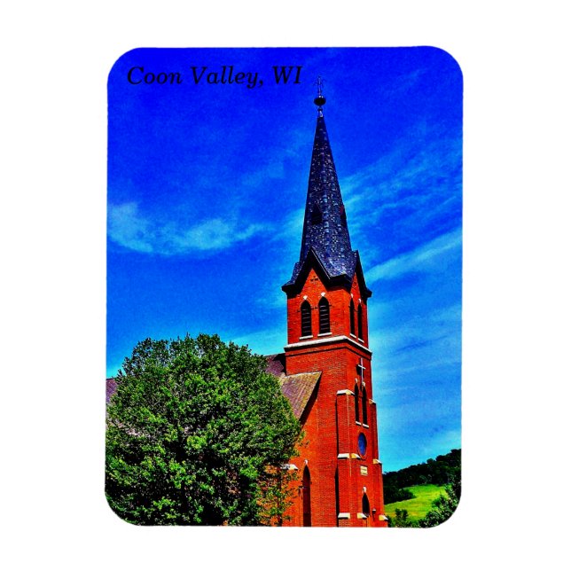 Coon Valley, Wisconsin Magnet (Vertikal)