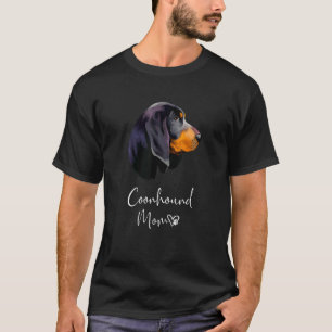 Coonhound Mama Niedlich Puppy Downer Black and Tan T-Shirt