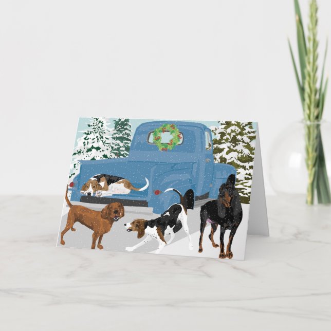 Coonhound Ride Karte (Vorderseite)