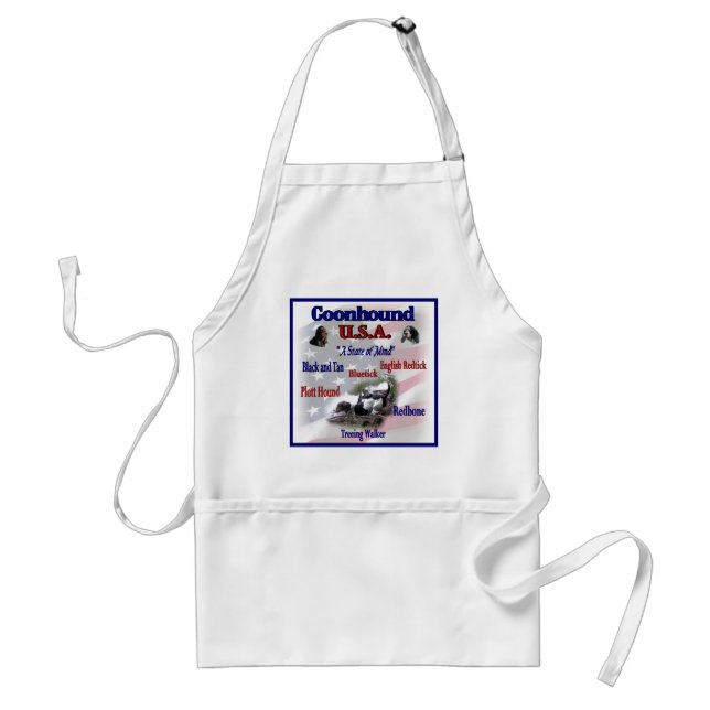 Coonhound USA Geschenke Schürze (Vorne)