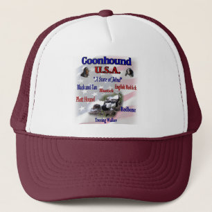 Coonhound USA Geschenke Truckerkappe