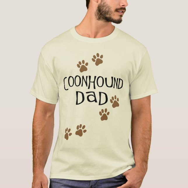 Coonhound-Vater T-Shirt (Vorderseite)