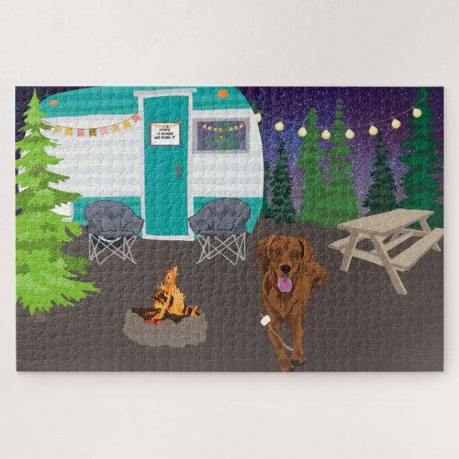 Coonhounds-Camping (Horizontal)