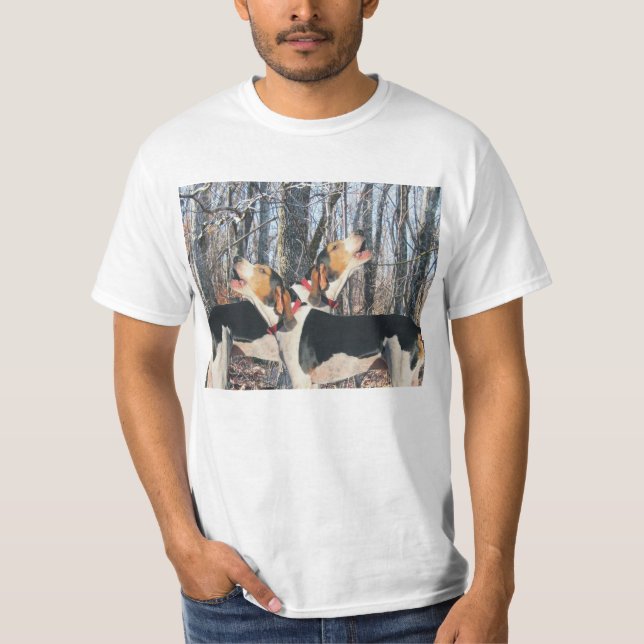 Coonhounds de marcheur de Treeing dans le T-shirt (Devant)