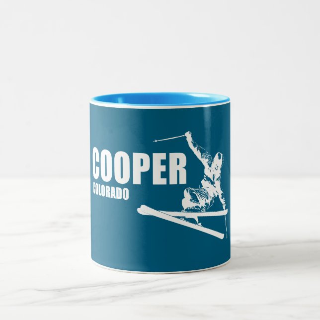 Cooper Colorado Skier Zweifarbige Tasse (Mittel)
