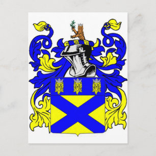 Cooper (Englisch) Wappen Postkarte