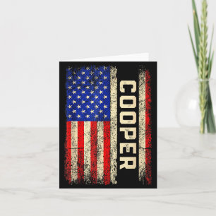Cooper Nachname Shirt Cooper Name Amerikanische Fl Karte