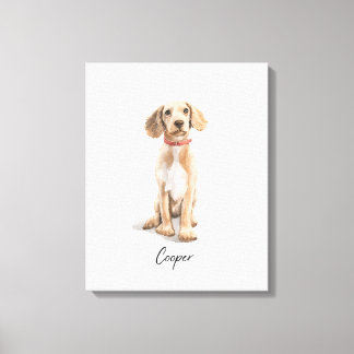 Cooper - Niedliche Welpendarstellung Leinwanddruck