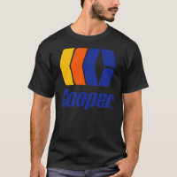 Cooper Retro Logo de hockey sur glace 3 T-shirt Es