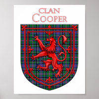 Cooper Tartan Scottish Kariert Lion Rampant