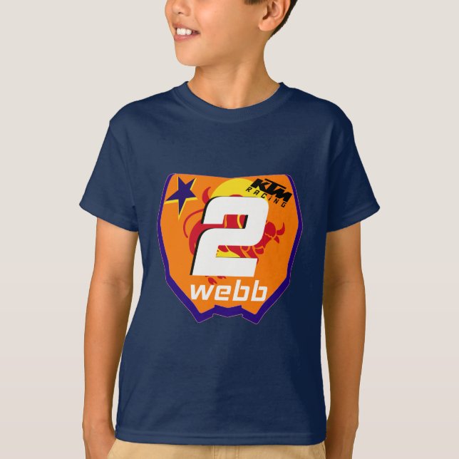 Cooper Webb SX MX Champ Motocross Champion Pro T-Shirt (Vorderseite)