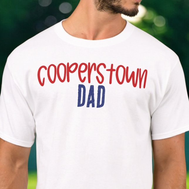 Cooperstown Dad Daddy Baseball Tournament  T-Shirt (Von Creator hochgeladen)
