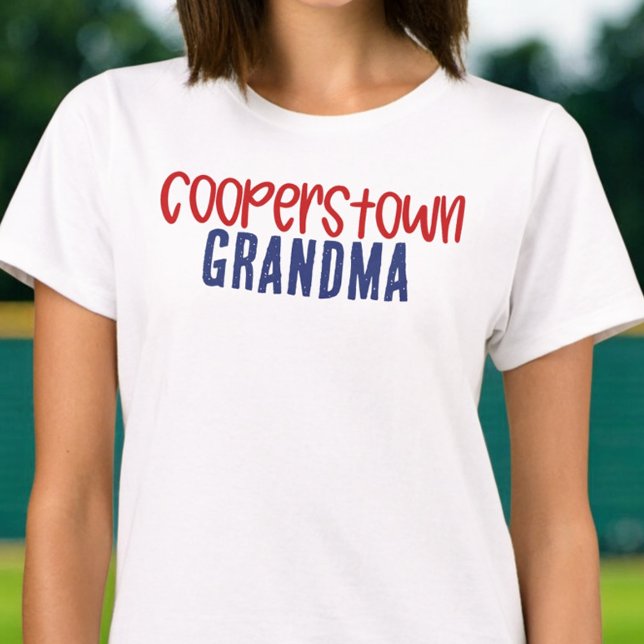Cooperstown Grandma Nana Baseball Tournament  T-Shirt (Von Creator hochgeladen)