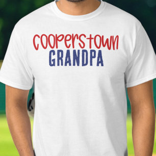 Cooperstown Grandpa Gramps Baseball-Turnier T-Shirt