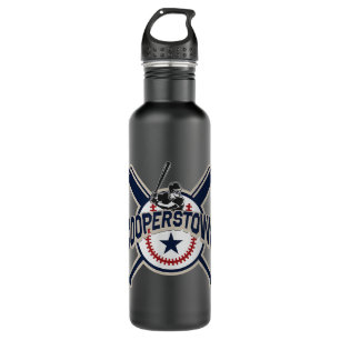 Cooperstown New York Baseball Game Family Vacation Edelstahlflasche
