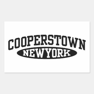 Cooperstown New York Rechteckiger Aufkleber