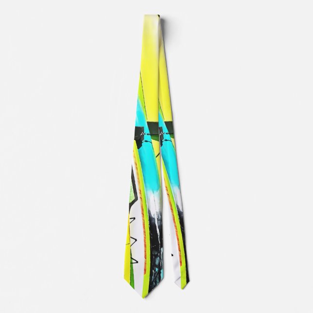 Cooperstown NY - Kajaks und Paddleboards Krawatte (Vorderseite)