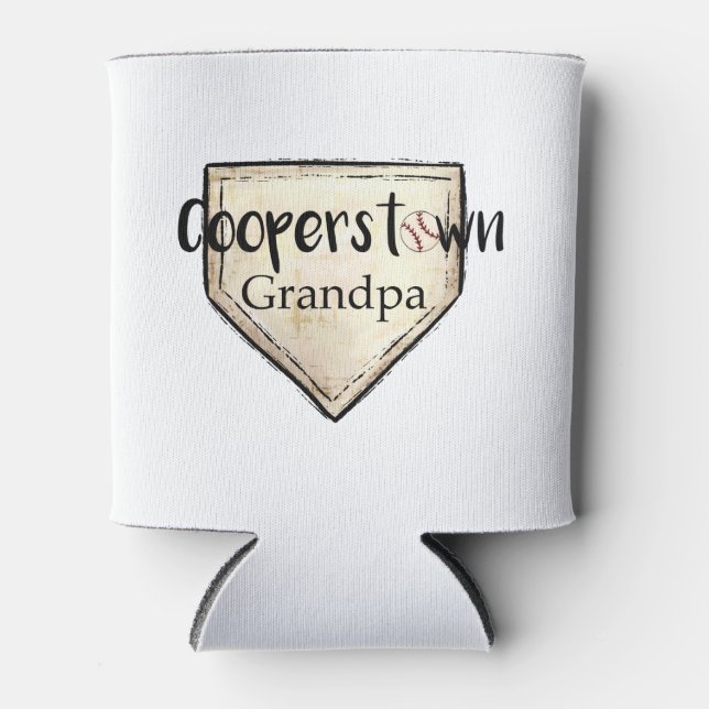 Cooperstown NY Opa Niedlich Baseball Turnier Dosenkühler (Vorderseite)