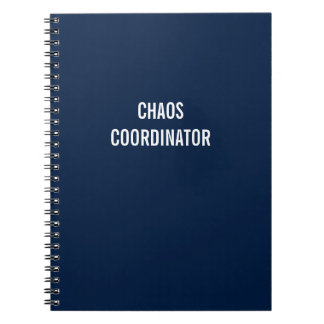 Coordinateur Chaos Chef de projet Carnet