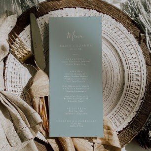 Coordinateur de verdure Airy Diner Menu Mariage