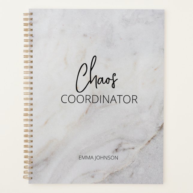 Coordinateur du chaos | Planificateur de marbre (Devant)