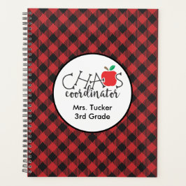 Coordinateur du Chaos Red Black Buffalo Plaid Teac