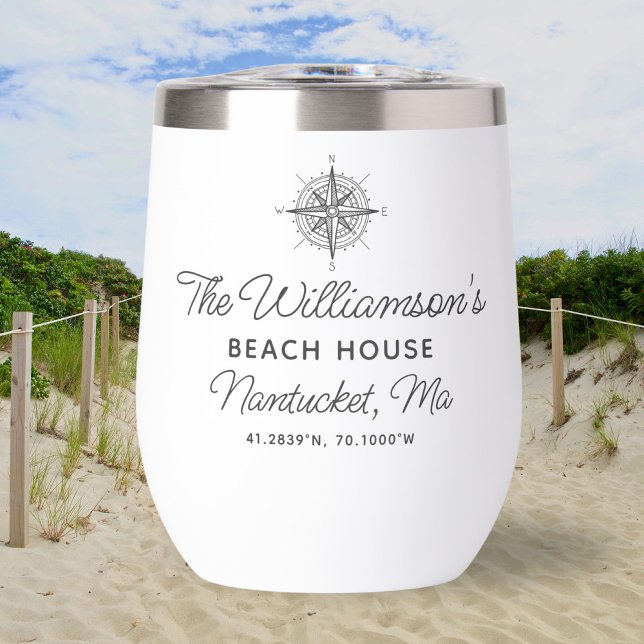 Coordonnées Nautical Beach House, Nom de famille (Créateur téléchargé)