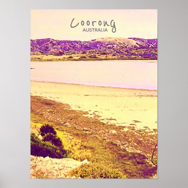 Coorong Nationalpark Australien Reise Poster (Vorne)