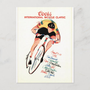Coors Bicycle Classic 1986 Vintage-Radsport Postkarte