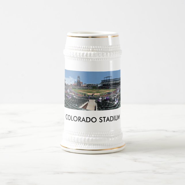 Coors Feld Pan, COLORADO-STADION Bierglas (Mittel)