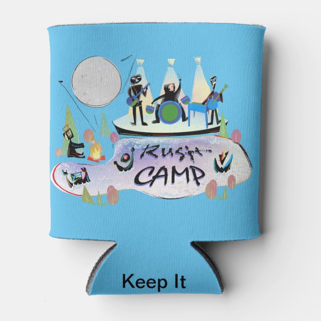 Coozie RushCamp! Dosenkühler (Vorderseite)