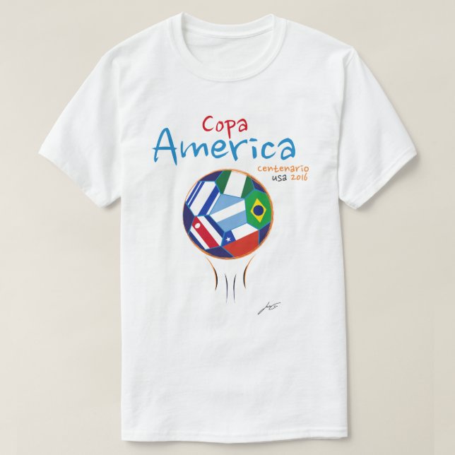Copa Amerika Centenario USA T - Shirt 2016 (Design vorne)
