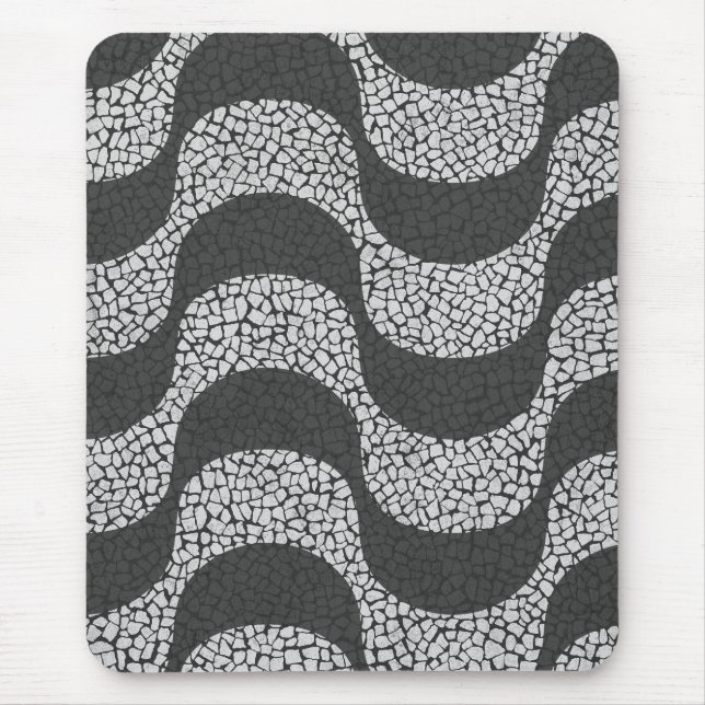 Copacabana Beach Boardwalk Mousepad (Vorne)