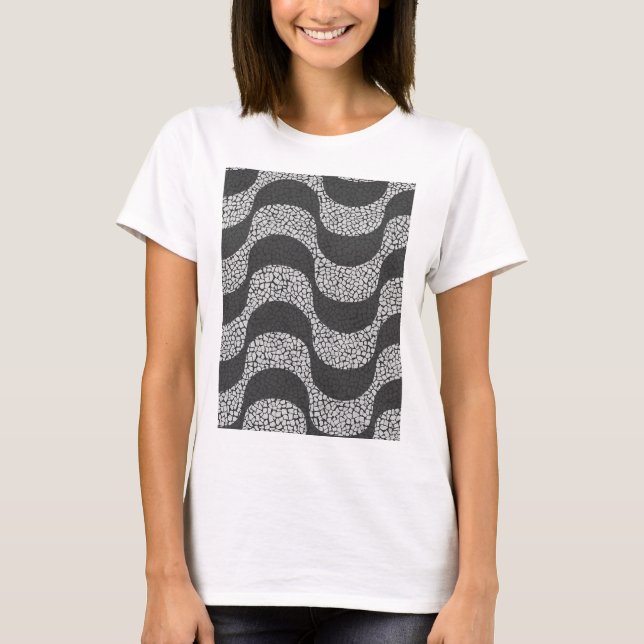 Copacabana Beach Boardwalk T-Shirt (Vorderseite)