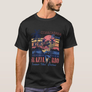 Copacabana Beach Greetings Brasilien Rio Summer Vi T-Shirt