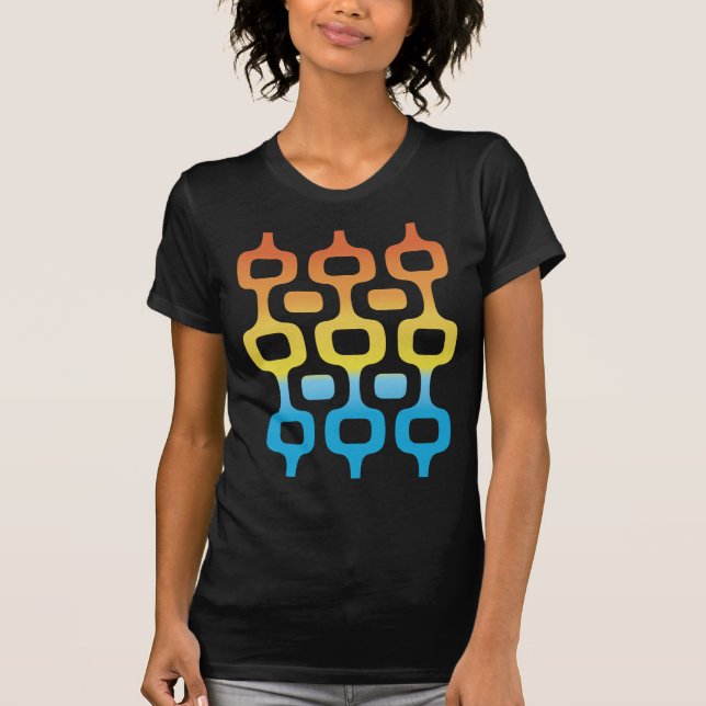 Copacabana Bürgersteig Rio Brasilien T-Shirt (Vorderseite)