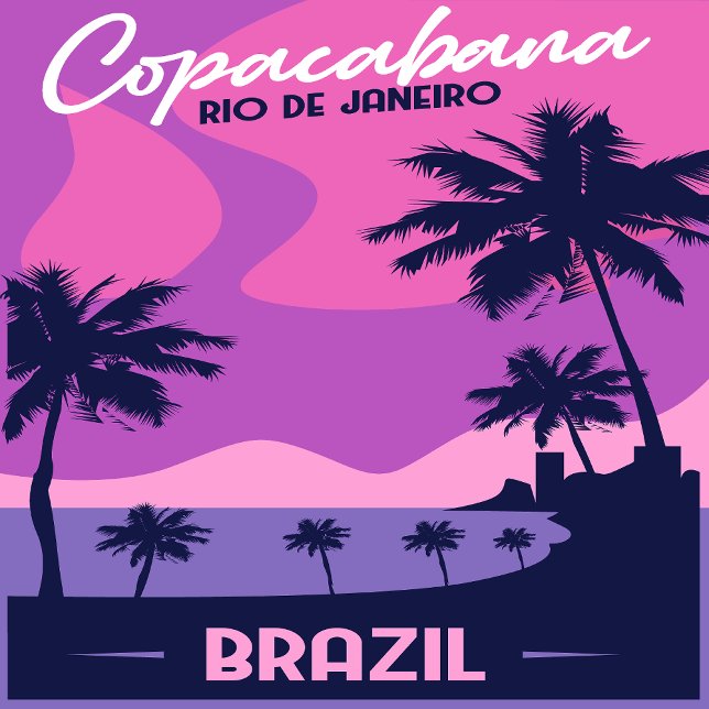Copacabana Rio De Janeiro Brasilien Magnet (Von Creator hochgeladen)