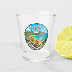 Copacabana Strand Brasilien Schnapsglas